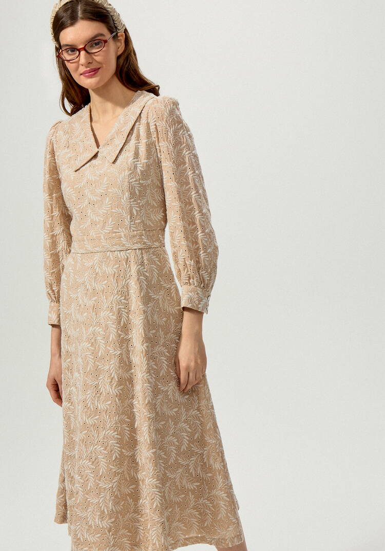 Платье из шитья с английским воротником шир.  750, рис. 9