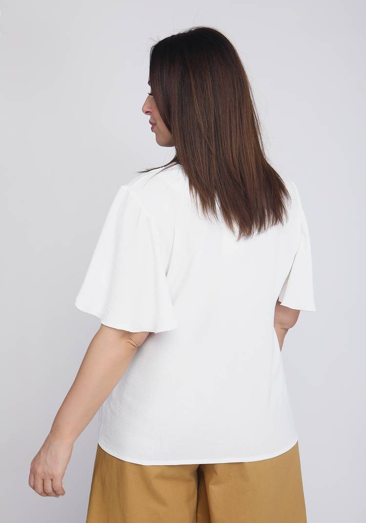 Блуза с широким рукавом прямого силуэта шир.  750, рис. 6