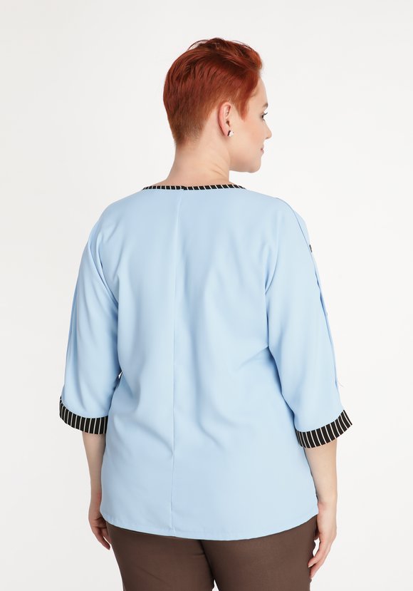 Блуза Замечательная идея шир.  580, рис. 6