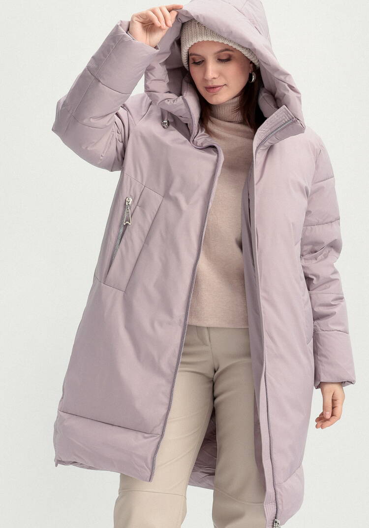 Пуховик с боковыми карманами на молнии шир.  750, рис. 24