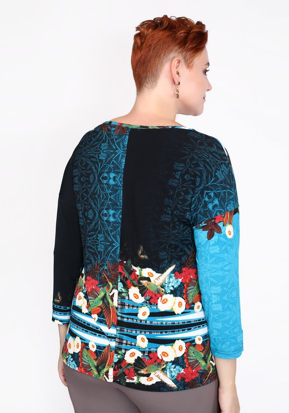 Туника Прекрасное настроение шир.  580, рис. 19