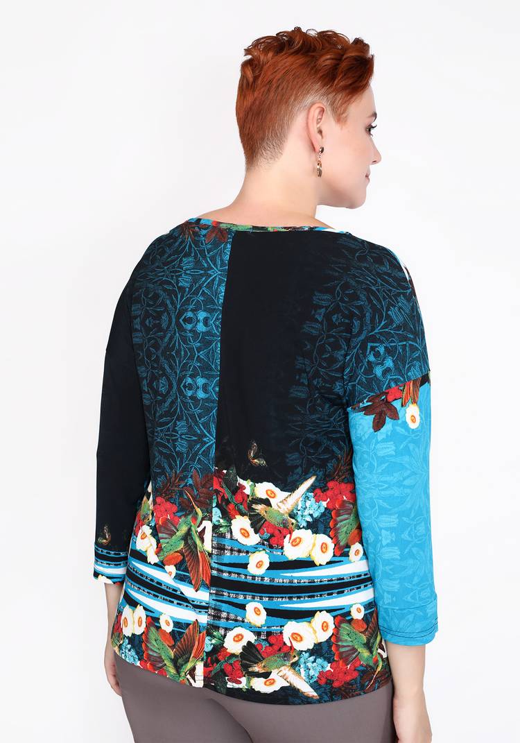 Туника Прекрасное настроение шир.  750, рис. 19