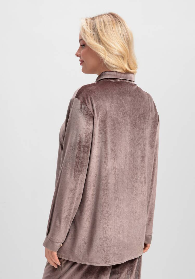 Блуза с дизайнерскими пуговицами шир.  750, рис. 3