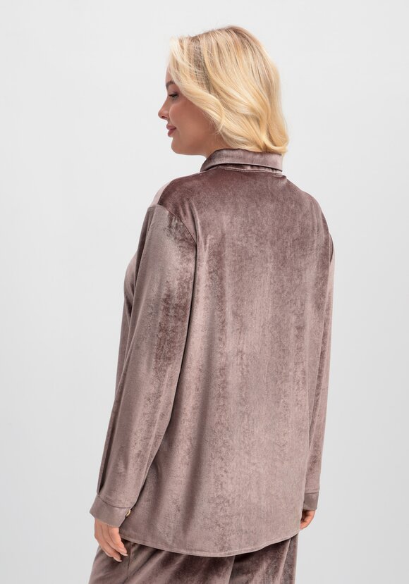 Блуза с дизайнерскими пуговицами шир.  580, рис. 3