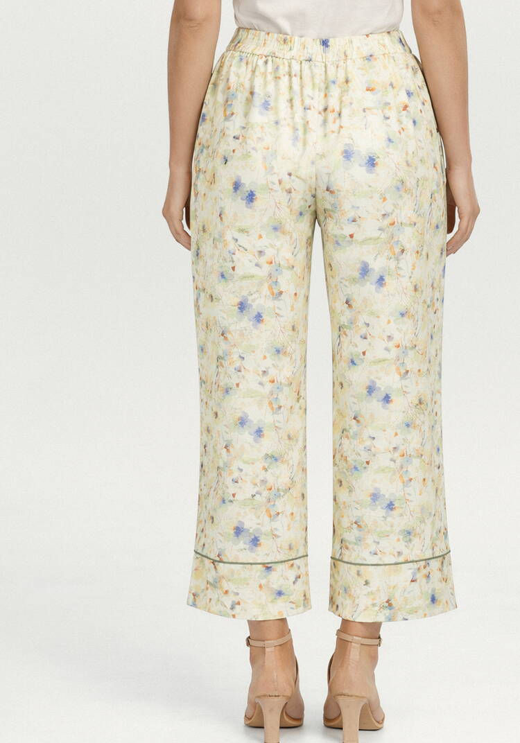 Брюки 7/8 изо льна с принтом шир.  750, рис. 7