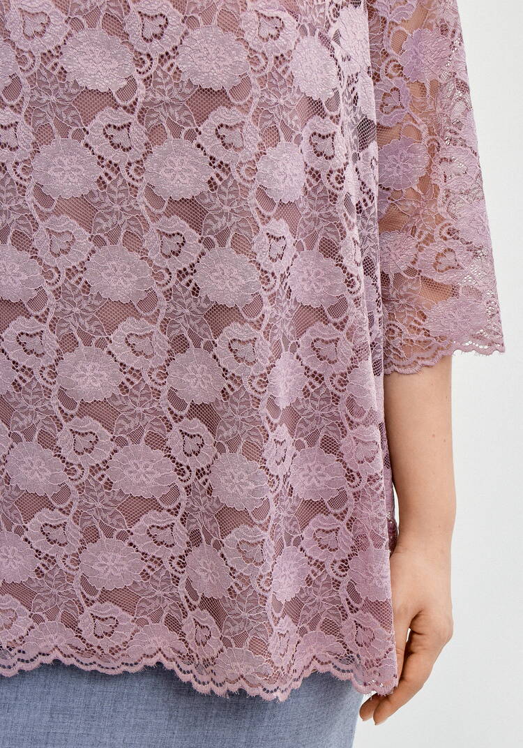 Туника из кружева с топом шир.  750, рис. 16