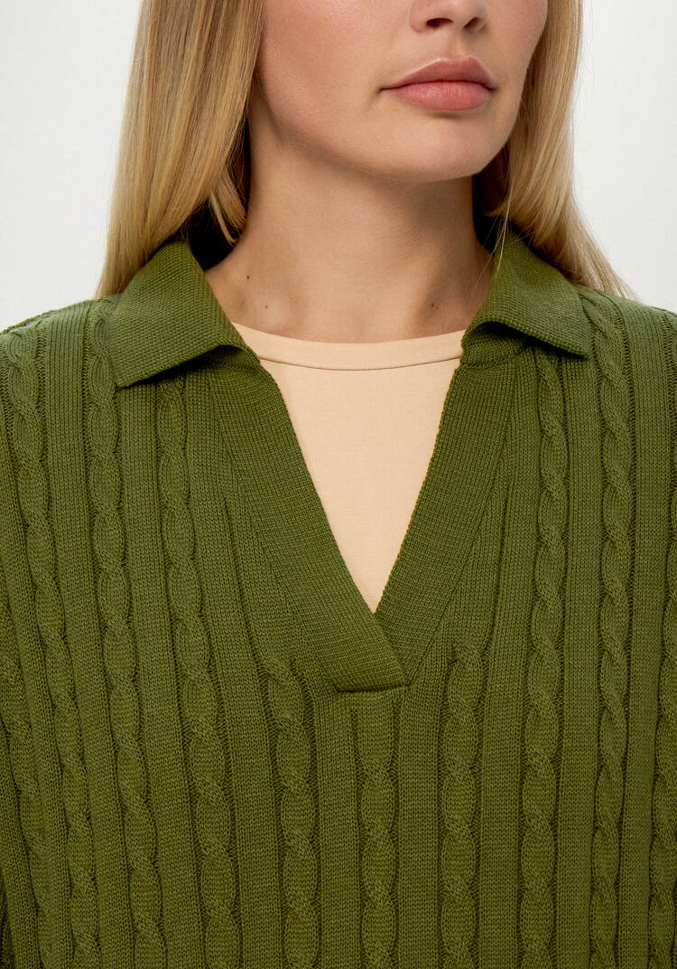 Джемпер с отложным воротником шир.  750, рис. 13