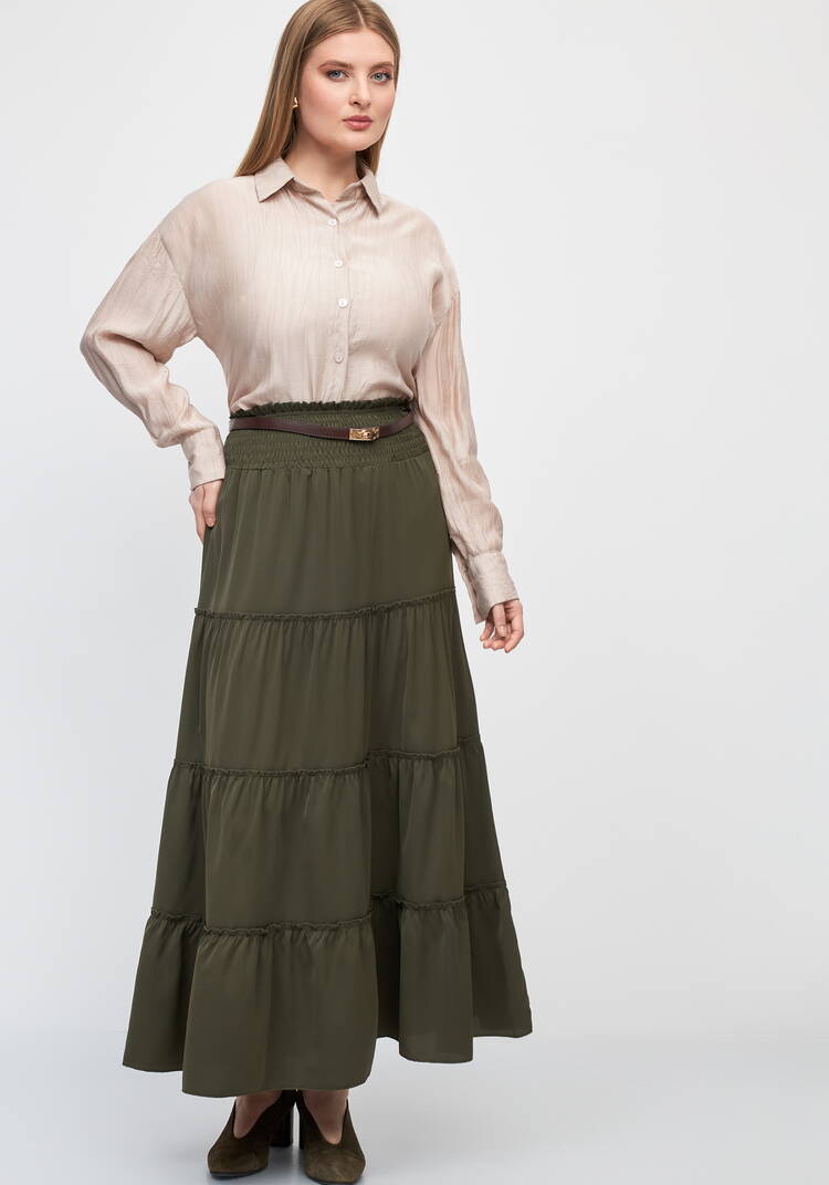 Юбка с воланами Злата шир.  750, рис. 6