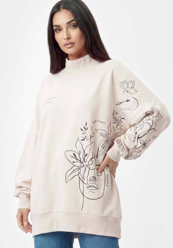 Толстовка Цветочный рай шир.  580, рис. 18