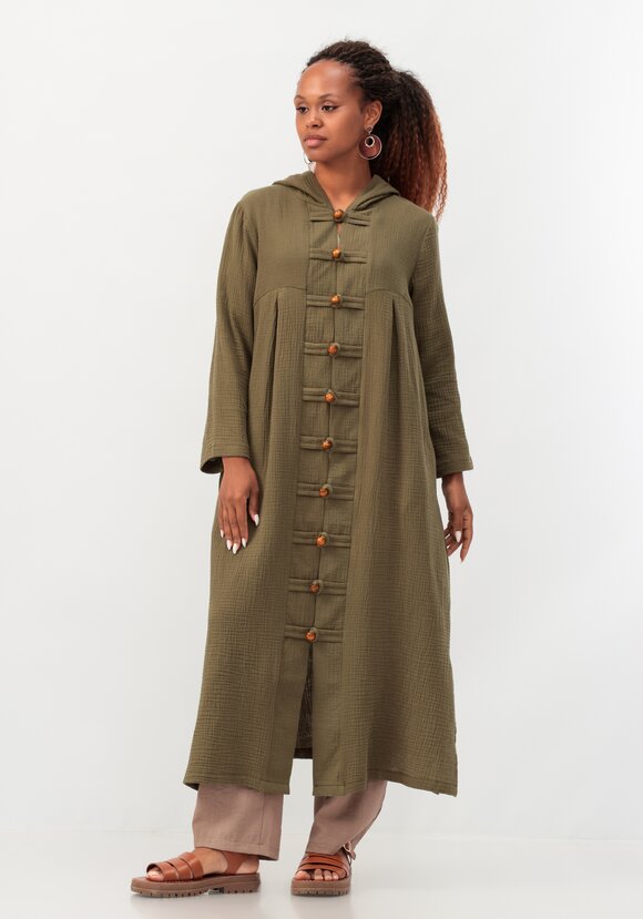 Кардиган удлиненный с капюшоном шир.  580, рис. 9