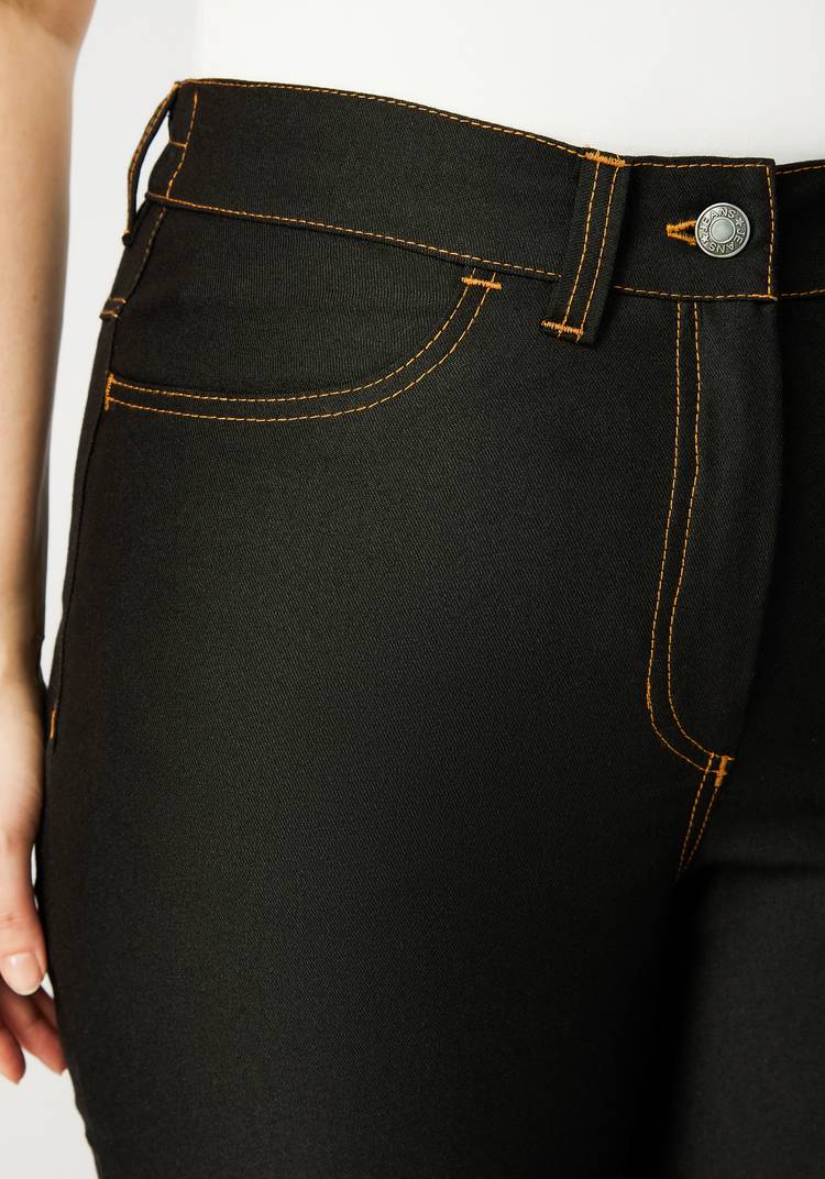 Брюки джинсовые с карманами шир.  750, рис. 8