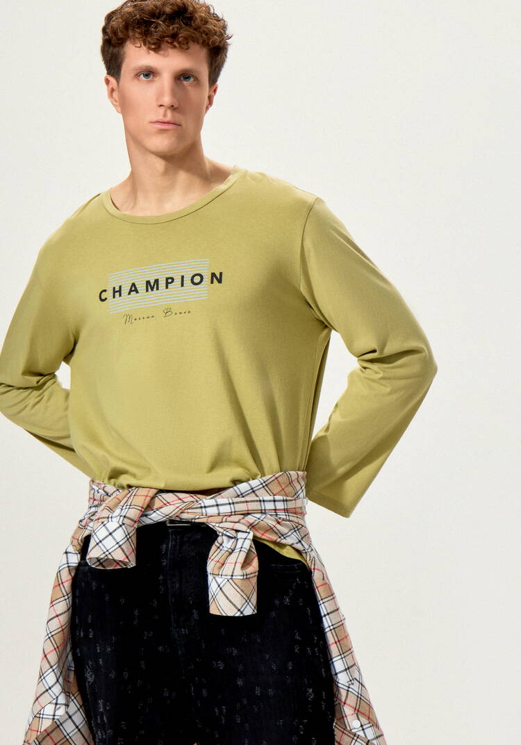 Лонгсливы с лаконичным принтом, 2 шт. шир.  750, рис. 19