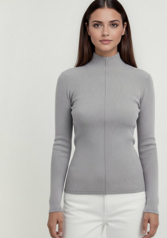 Джемпер с цельнокроеной стойкой шир.  580, рис. 26