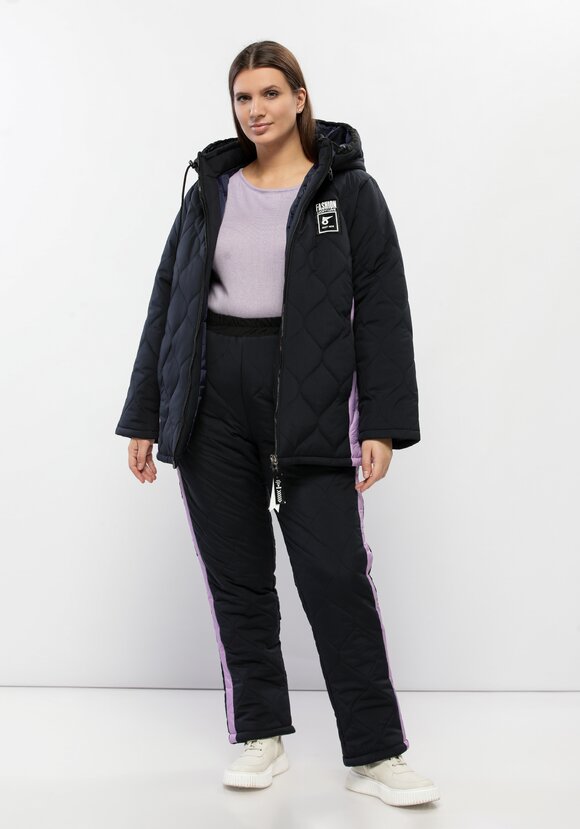 Брюки утепленные с лампасами шир.  580, рис. 19