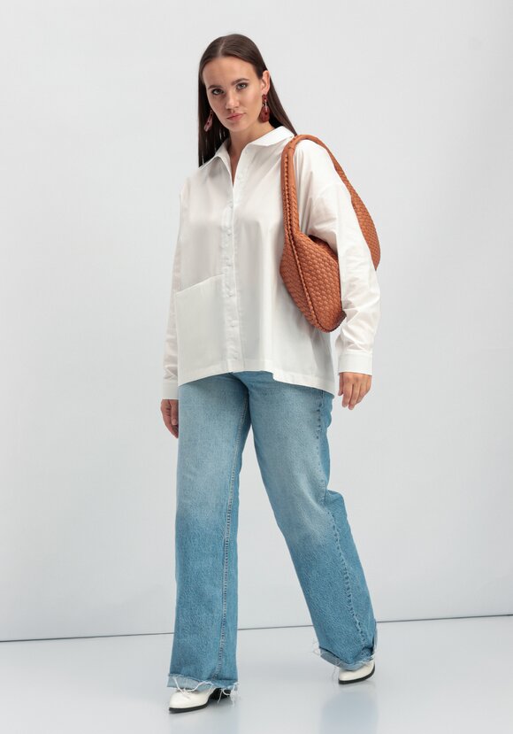 Рубашка с объемным карманом шир.  580, рис. 18