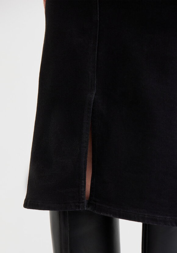 Юбка джинсовая прямого кроя шир.  580, рис. 6