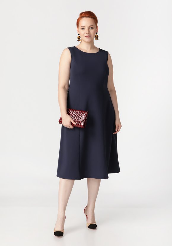 Платье с рельефами Шакира шир.  580, рис. 6