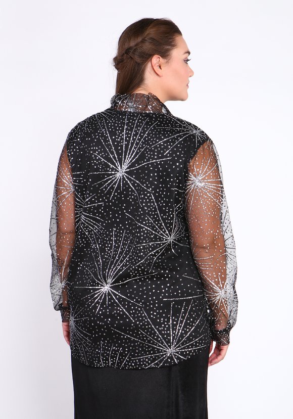 Блуза Млечный путь шир.  580, рис. 7