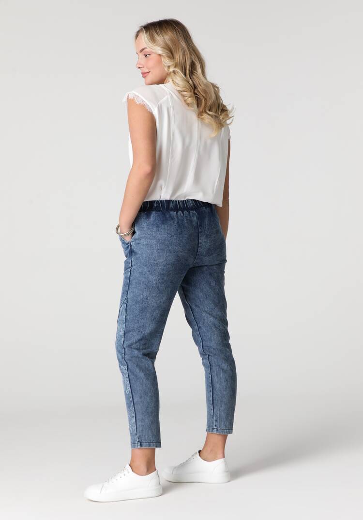 Джинсы Фриста с принтом шир.  750, рис. 6