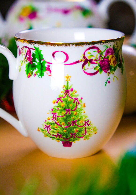 Кружка из фарфора Алая лента, 2 шт. шир.  580, рис. 4