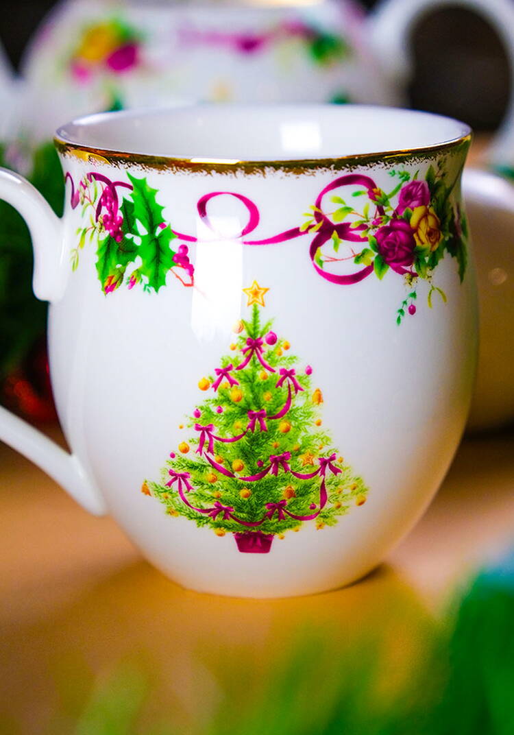 Кружка из фарфора Алая лента, 2 шт. шир.  750, рис. 4