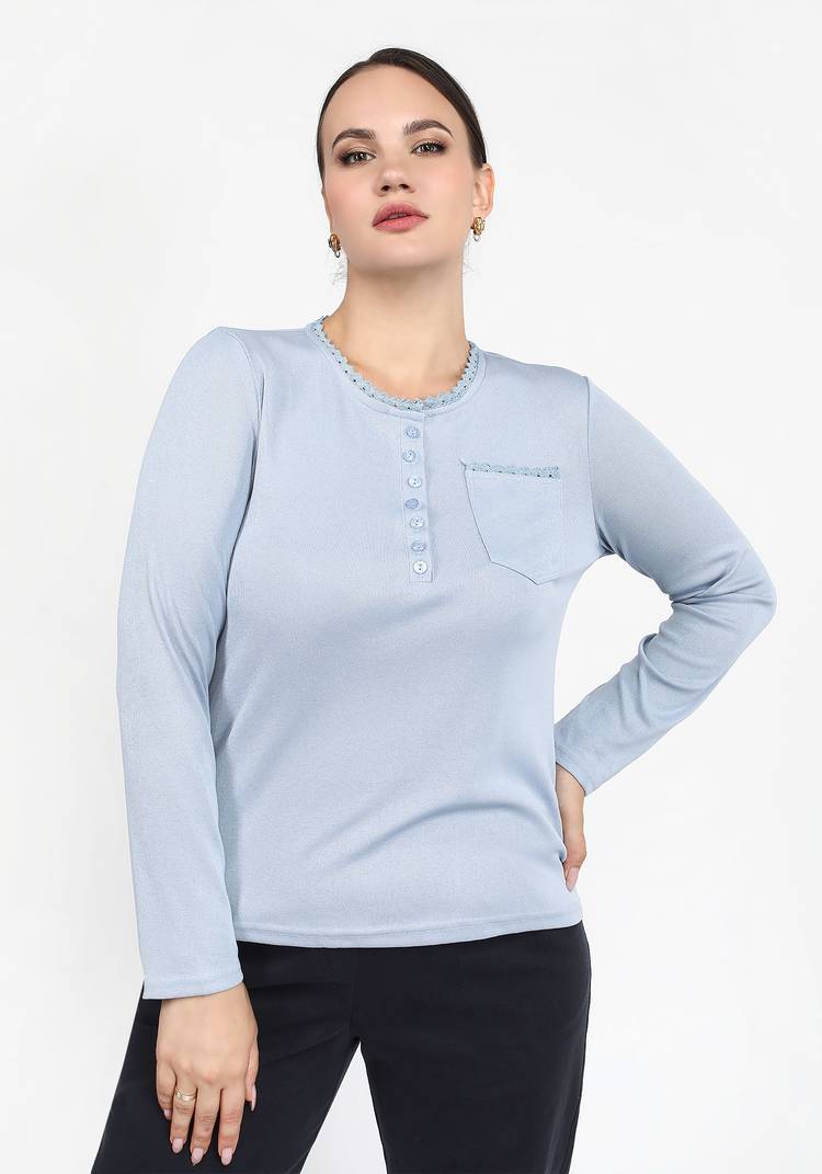 Блуза Дивный вечер шир.  750, рис. 5