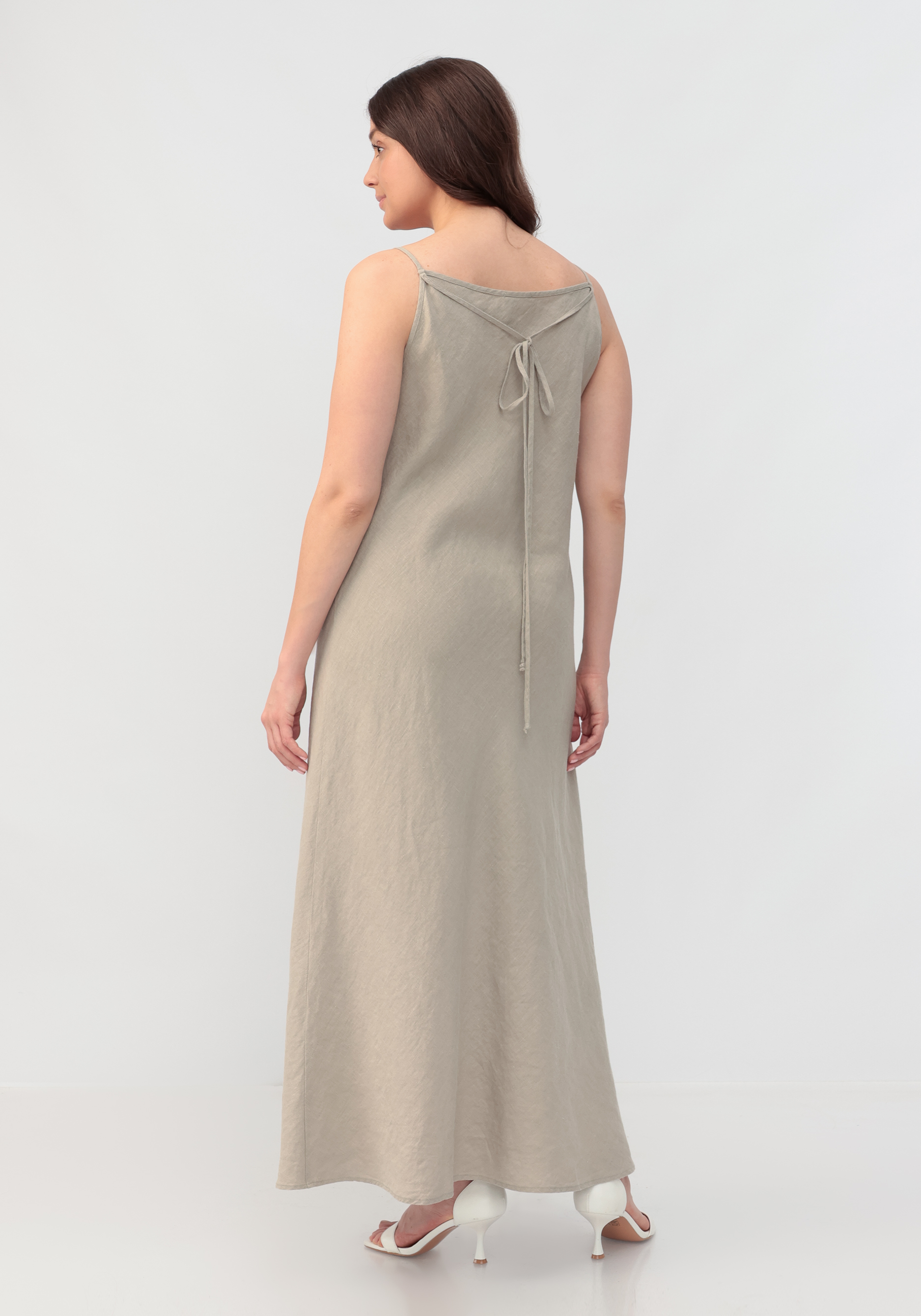 Платье комбинация  "Арно" BfC, размер 50, цвет бежевый - фото 3