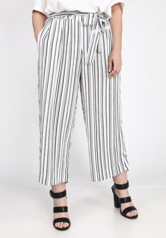 Брюки-кюлоты в полоску шир.  580, рис. 1