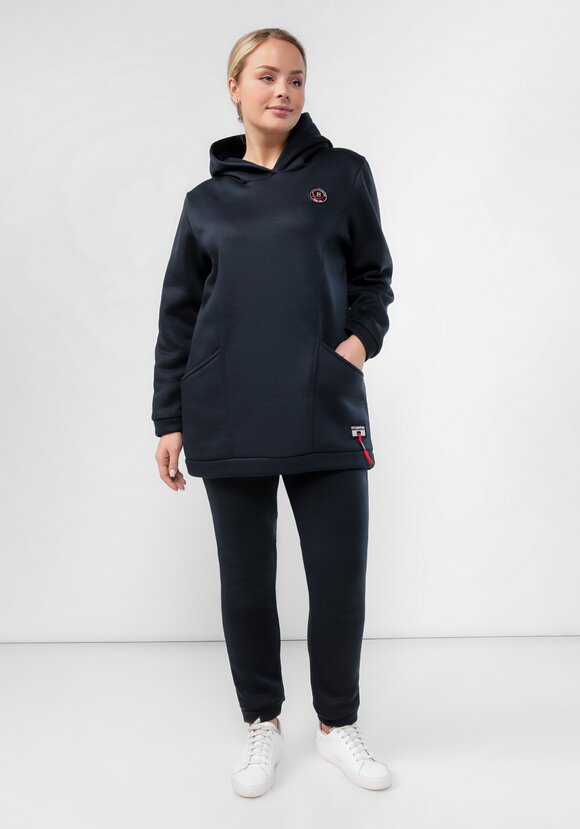 Толстовка удлиненная с капюшоном шир.  580, рис. 27