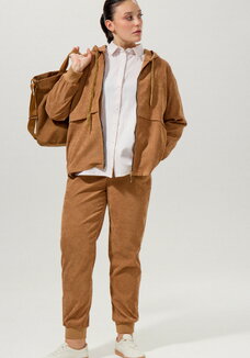 Толстовка вельветовая на молнии