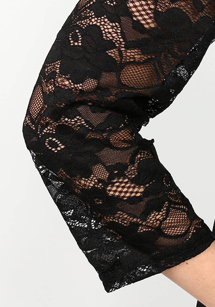 Туника с гипюровыми рукавами шир.  750, рис. 16