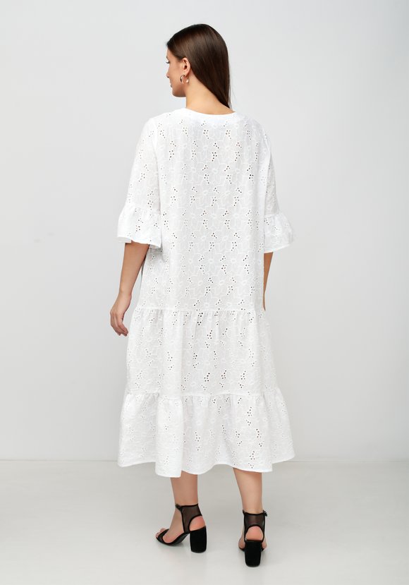 Платье из шитья свободного кроя шир.  580, рис. 8