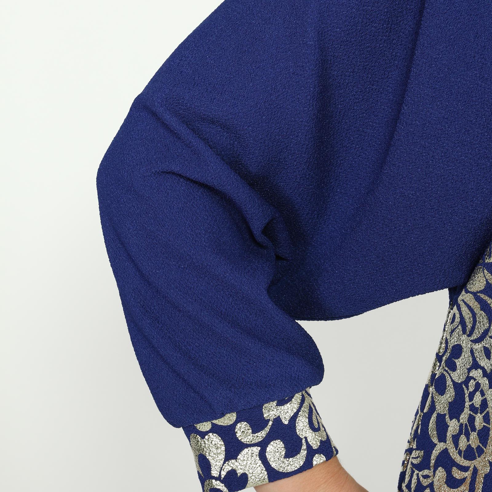 Блуза с блестящим цветочным узором Bianka Modeno, размер 46 - фото 9