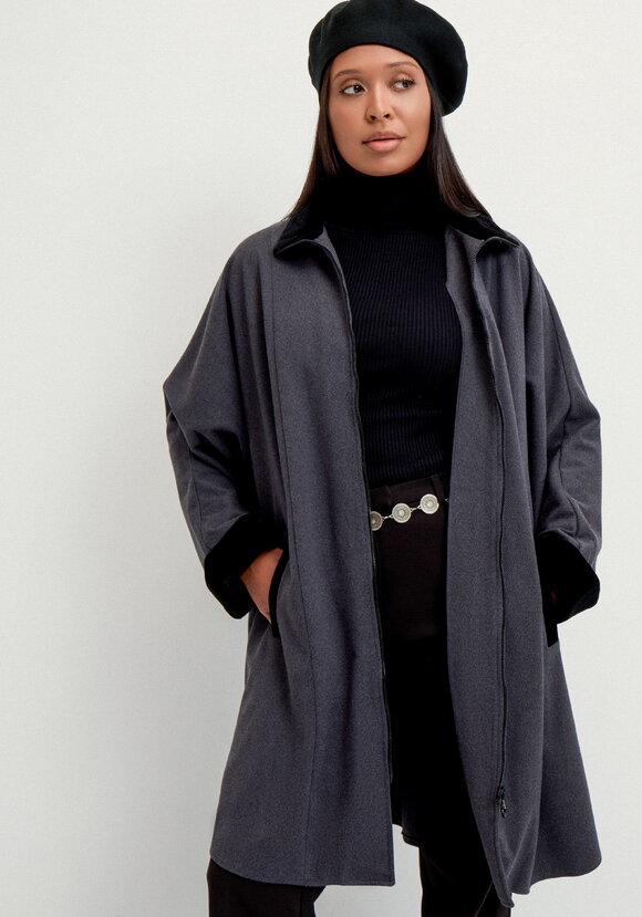 Пончо на молнии шир.  580, рис. 9