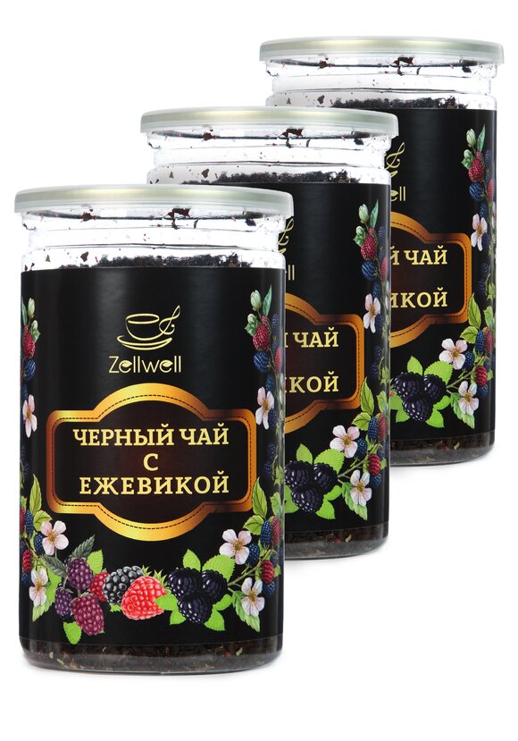 Черный чай, 2 шт. + 1 банка в подарок шир.  580, рис. 25