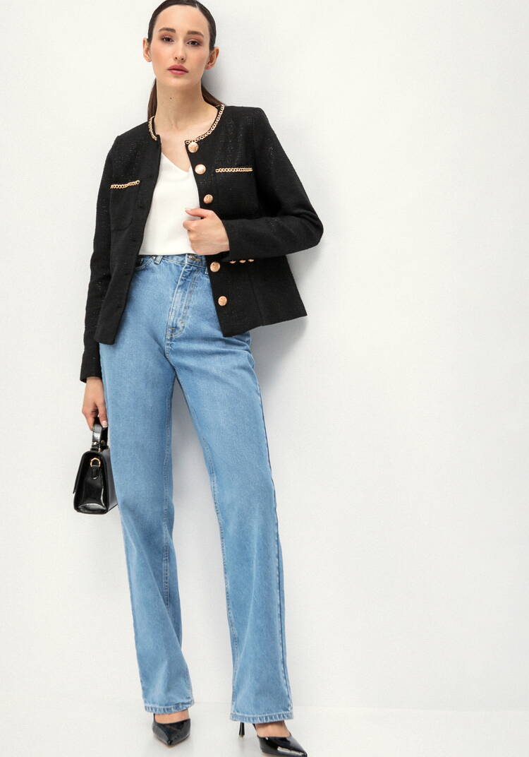 Пиджак из твида с декором шир.  750, рис. 10