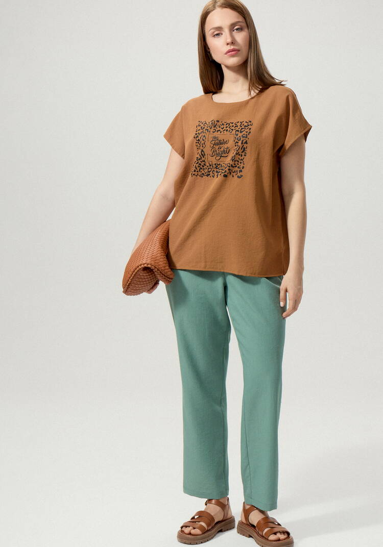 Топ с принтом свободного кроя шир.  750, рис. 25