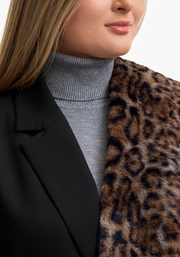 Платок меховой Леопард шир.  580, рис. 6