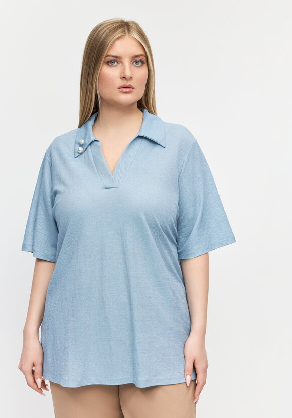 Футболка поло Агния шир.  580, рис. 10