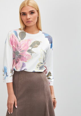 Блуза с притом трикотажная Индра