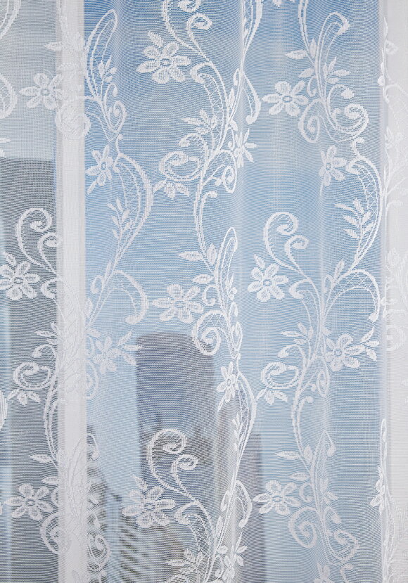 Тюль-жаккард Белые кружева шир.  580, рис. 3