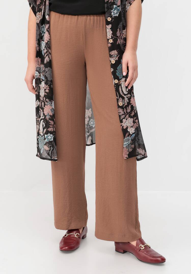 Брюки палаццо на резинке шир.  750, рис. 26