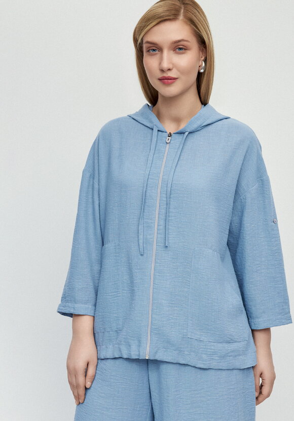 Пыльник изо льна на молнии шир.  580, рис. 13