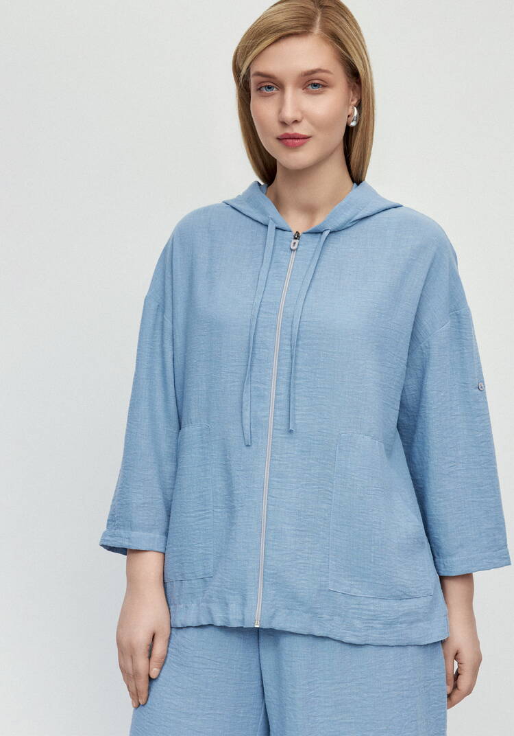 Пыльник изо льна на молнии шир.  750, рис. 13