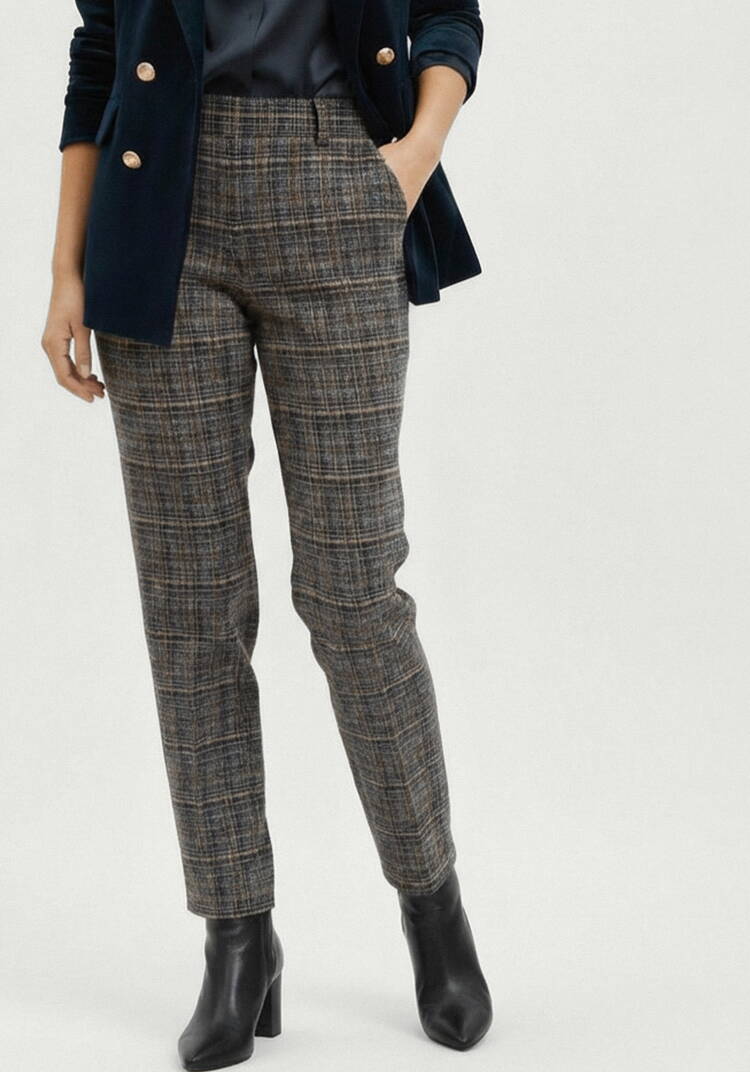 Брюки классические зауженные шир.  750, рис. 10