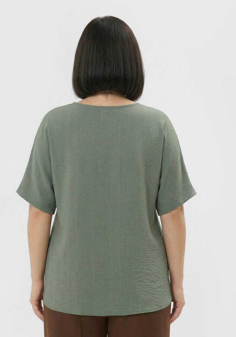 Блуза Танцующие капли дождя шир.  750, рис. 3