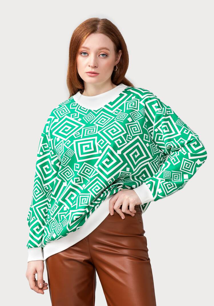 Джемпер из трикотажной ткани шир.  750, рис. 16