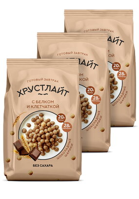 Завтрак Хрустлайт с белком и клетчаткой,3шт