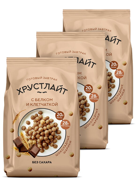 Завтрак Хрустлайт с белком и клетчаткой,3шт шир.  580, рис. 5