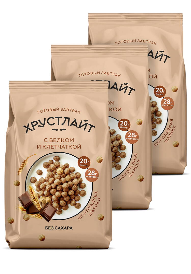 Завтрак Хрустлайт с белком и клетчаткой,3шт шир.  750, рис. 5